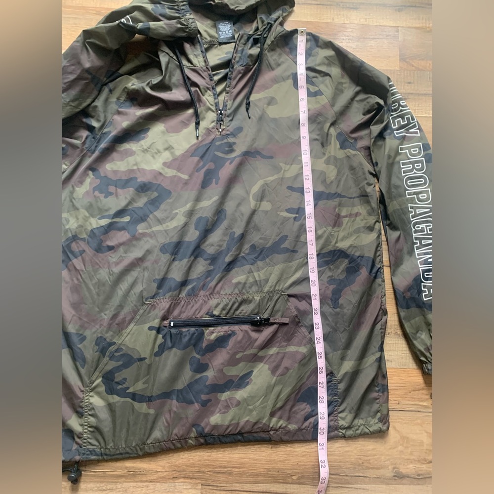 Obey Propaganda Nylon Hooded Pullover Jacket ASOS - Picture 10 of 16